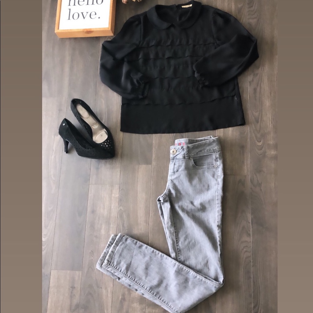 Black Beulah Blouse 4/$25